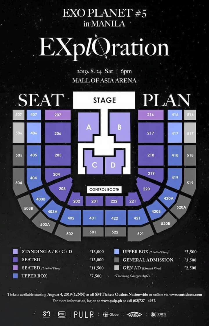 You can check the view of your desired seats here for EXHorizon in