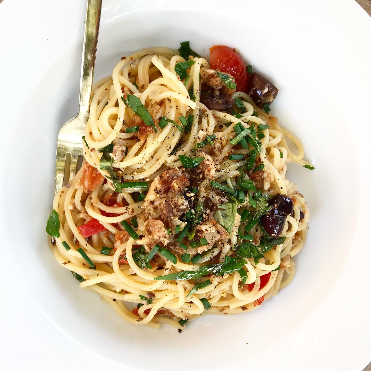 Elizabeth Ries - Coming up with a pasta dish using only... | Facebook