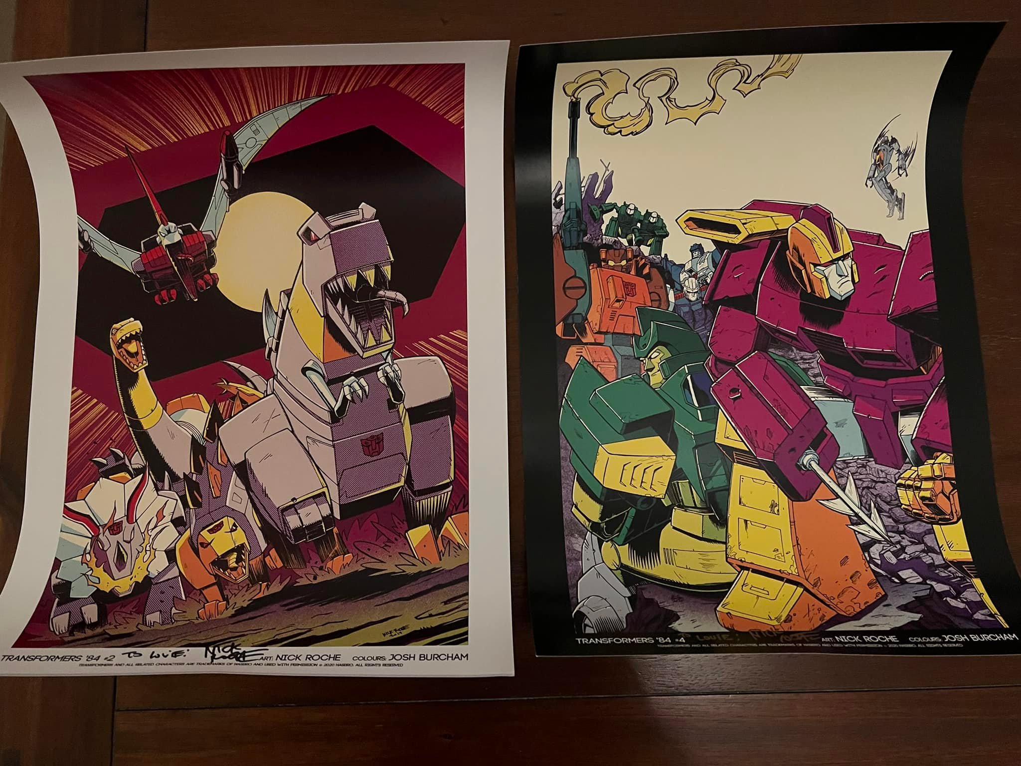 Transformers fans, remember we have both writer, Simon Furman, and