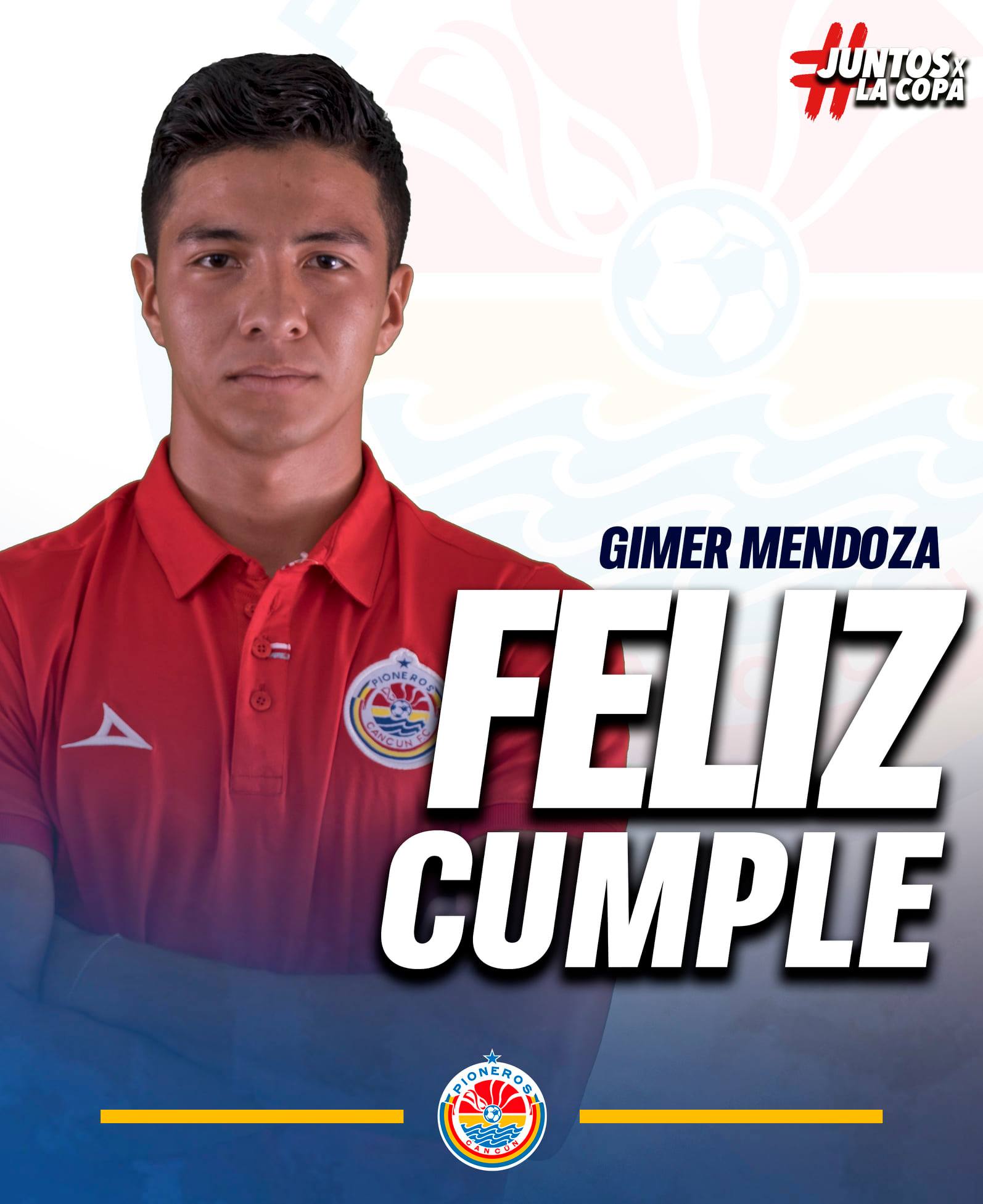 Pioneros FC - ¡Muchas felicidades Gimer Mendoza! La...