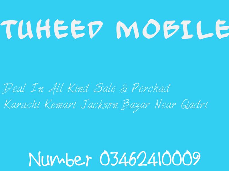 Tauheed Mobile | Karachi