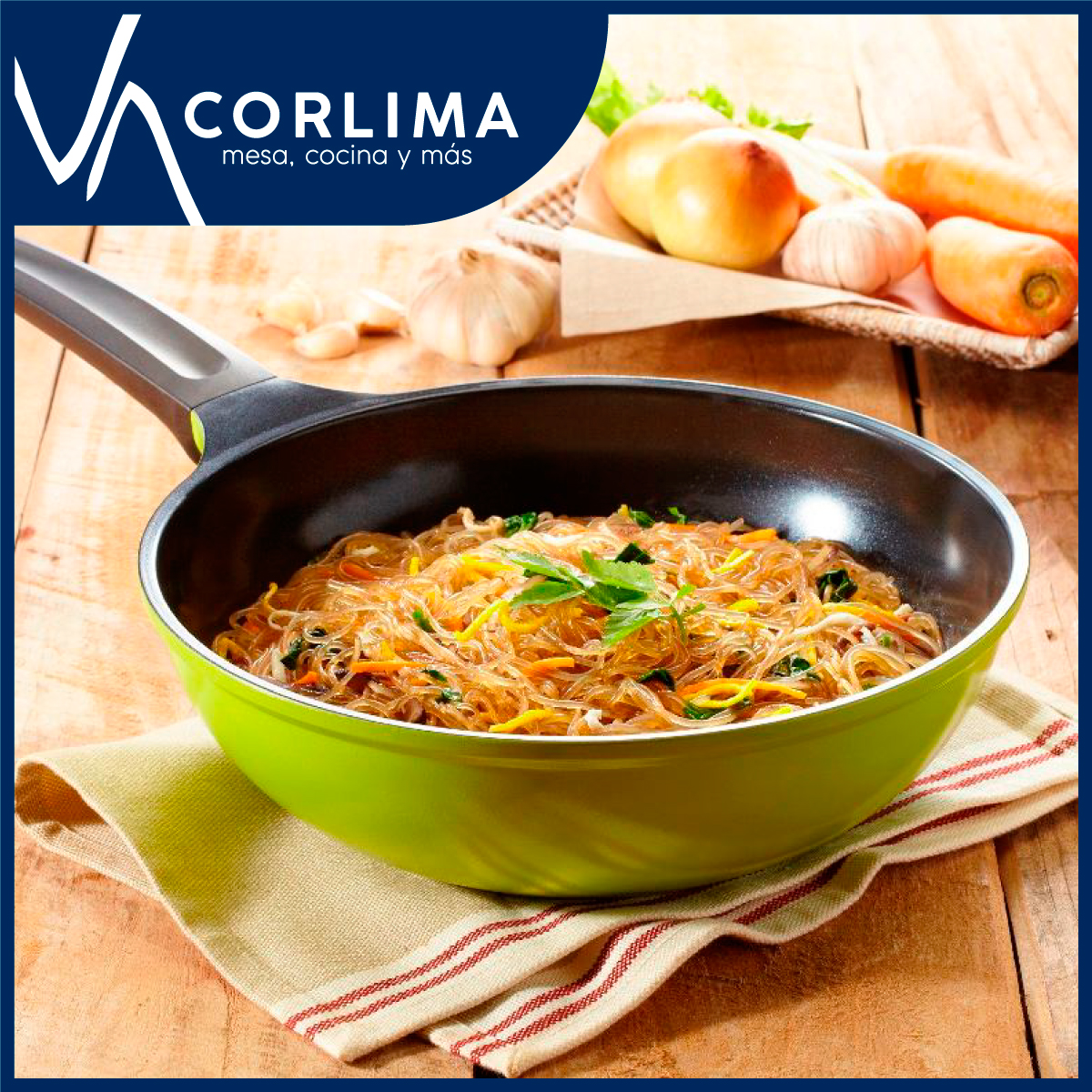 Corlima - 🥘🥦🥕El Wok es versátil ya que lo puedes utilizar...