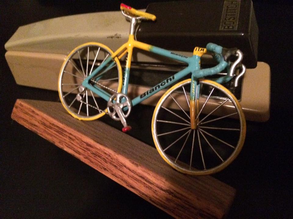 Marco Pantani saddle on bike