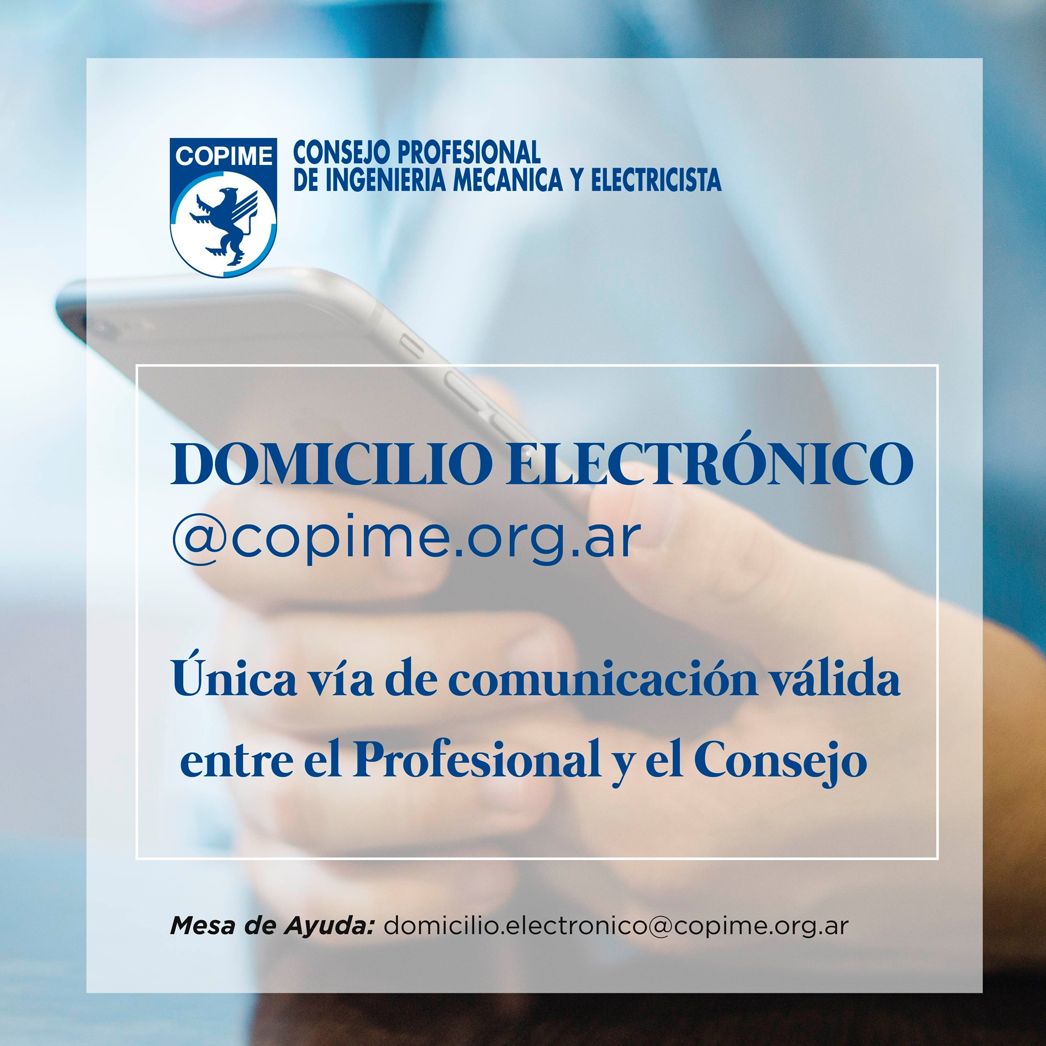 COPIME - 📧Les recordamos que la única vía de comunicación válida entre ...