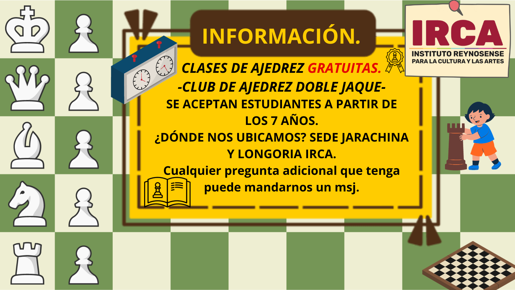 Club de Ajedrez - Jaque Doble - Reynosa. | Reynosa