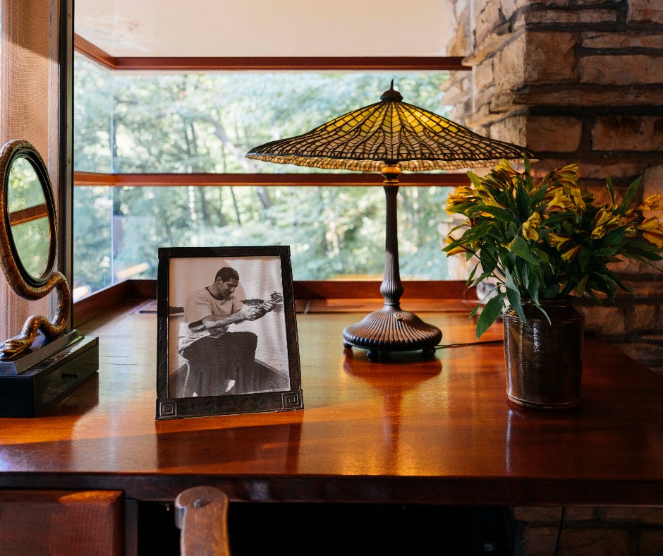 Fallingwater's collection of Tiffany glass