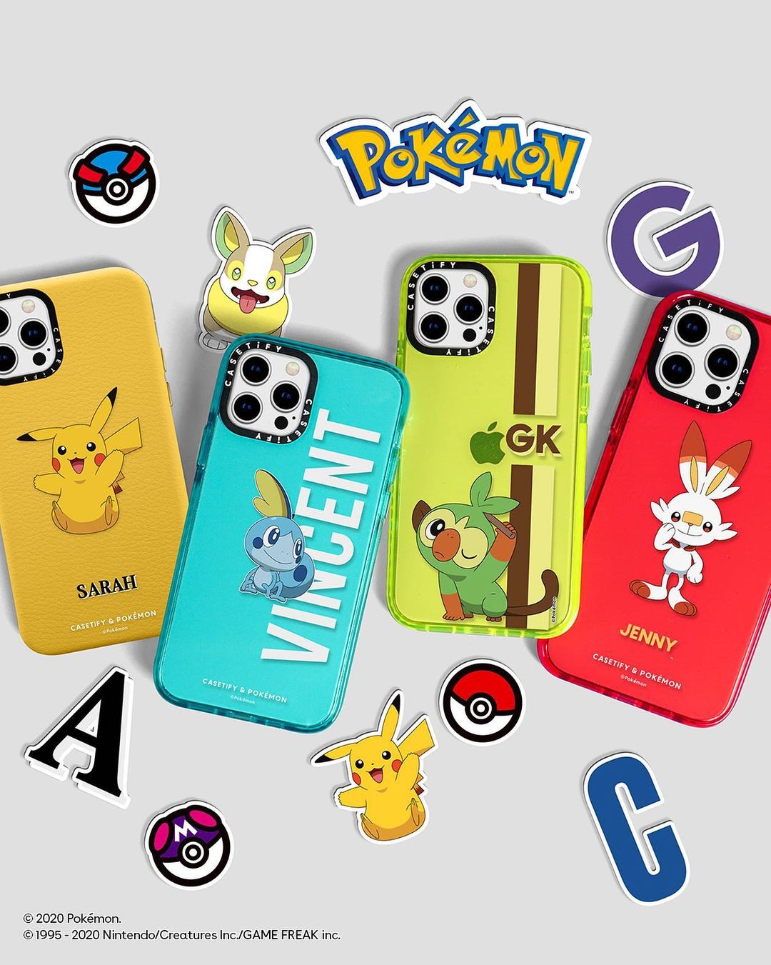 The latest CASETiFY & Pokémon Tech Accessories collection includes
