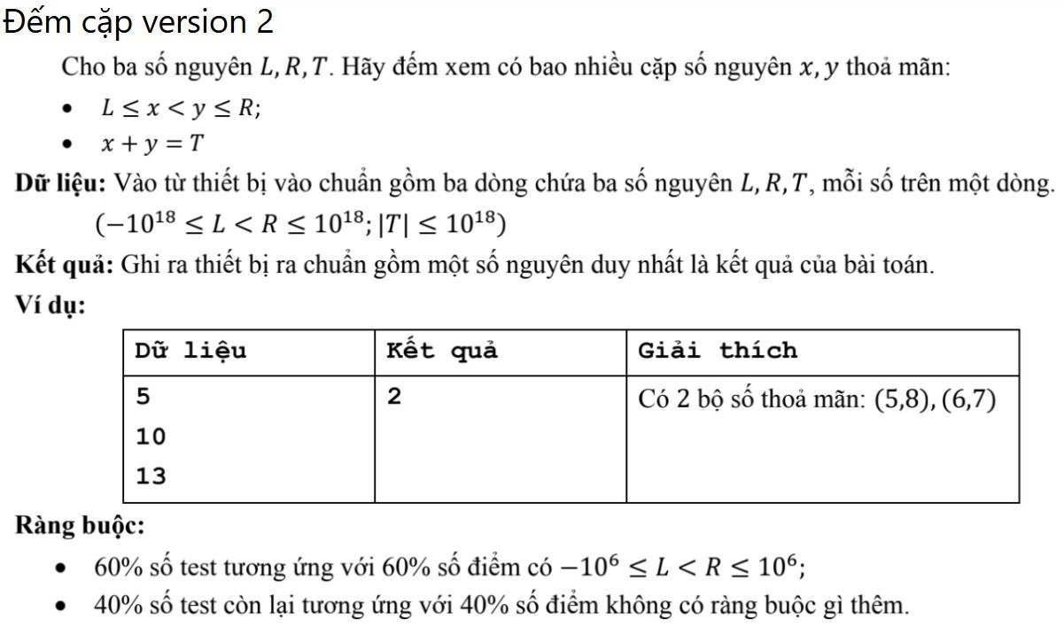 Thuật toán với C/C++, Pascal, Python | Các bạn thử thách giải quyết bài ...