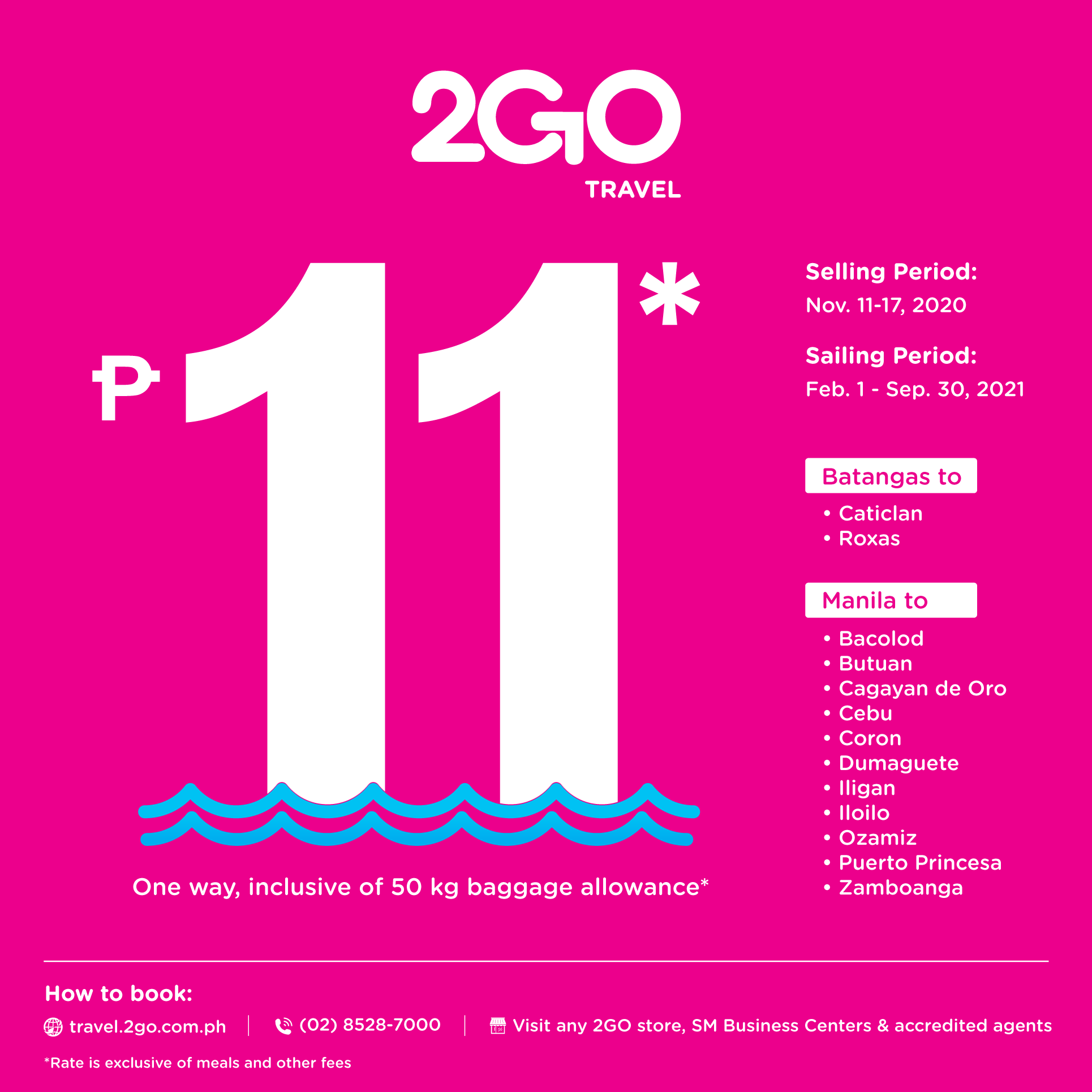 2GO Travel - P11* na lang to visit Philippine’s Most Beautiful Islands ...