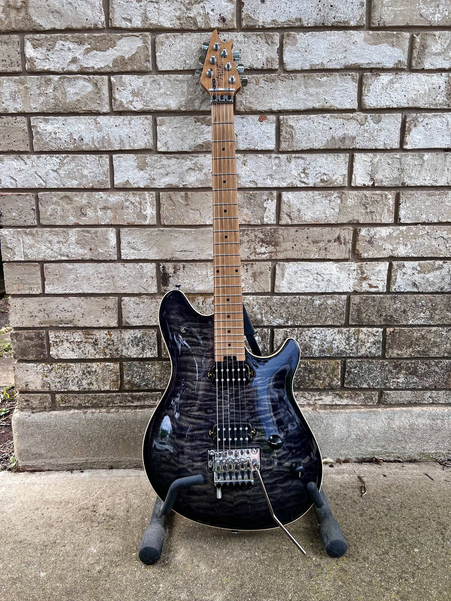 My 2021 EVH wolfgang special qm Charcoal Burst MIM!