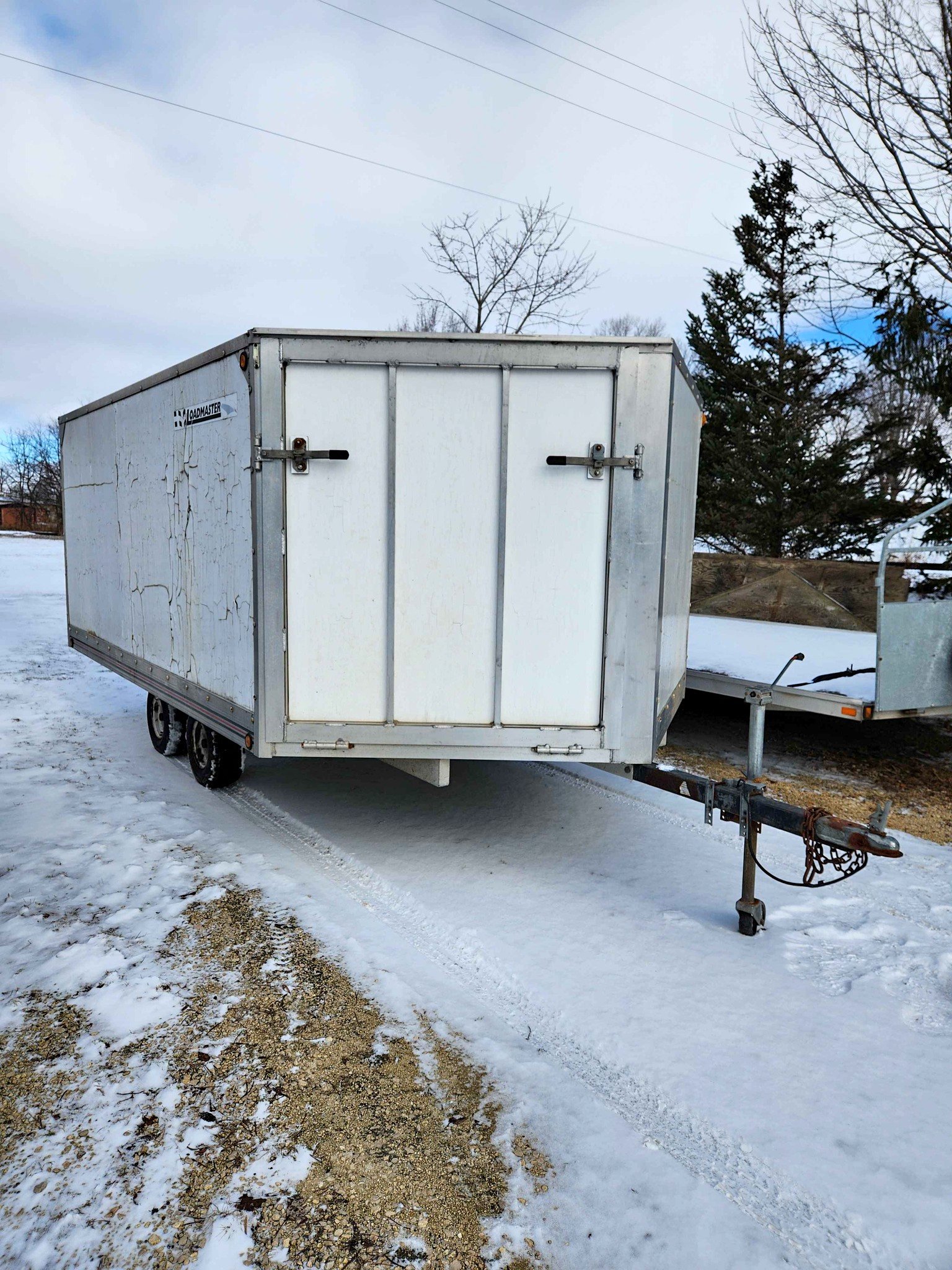 2000 Loadmaster enclosed snowmobile trailer - Trailers - Woodland ...