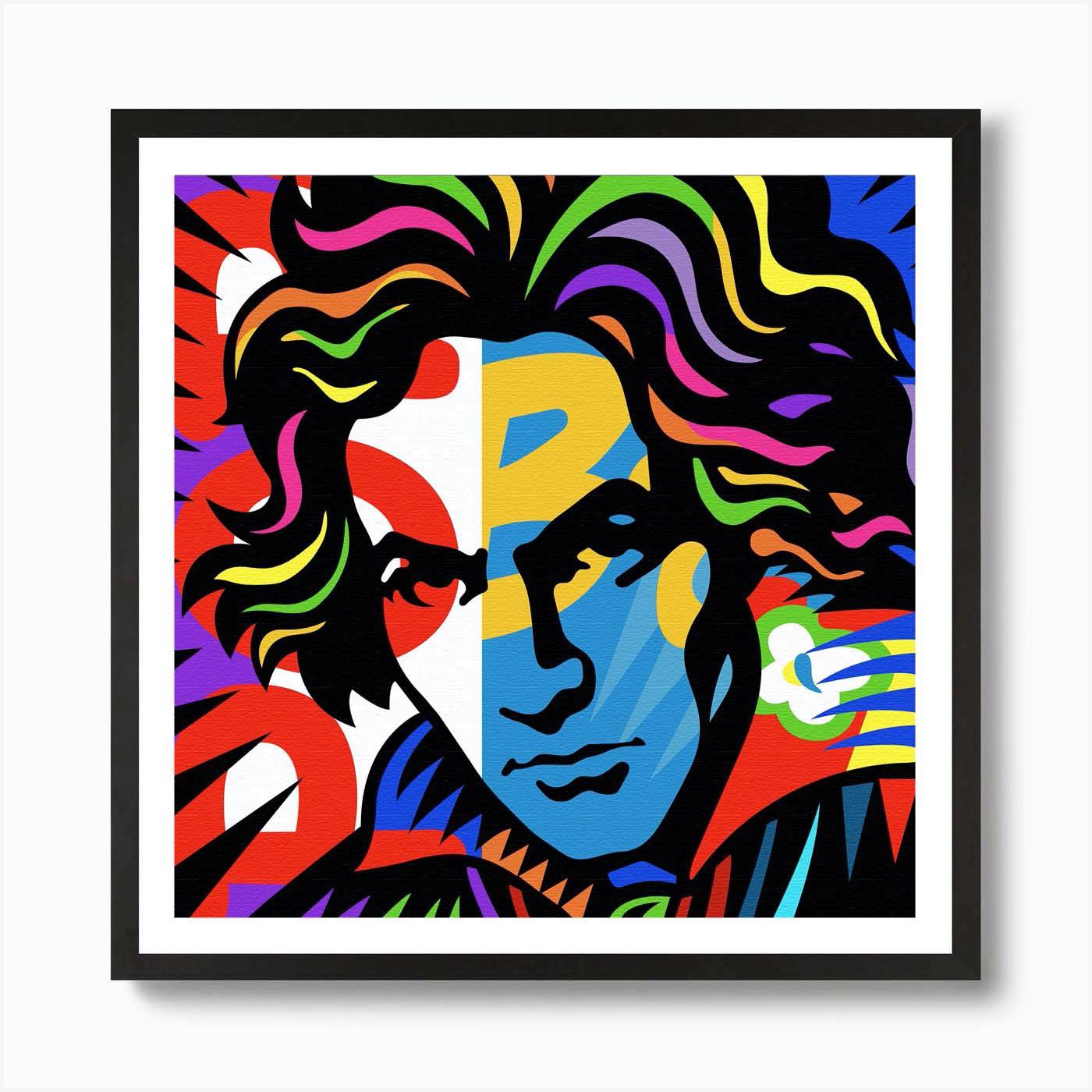 アート・デザイン・音楽 AN ODE TO JOY MORE POSTERS AND PRINTS Beethoven's “Ode to Joy” The only drawing I ever made that you can