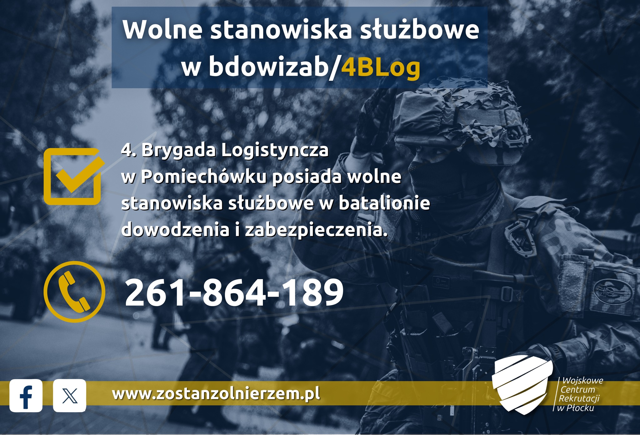 WCR Płock - ℹ 4. Brygada Logistyczna w m. Pomiechówek... | Facebook