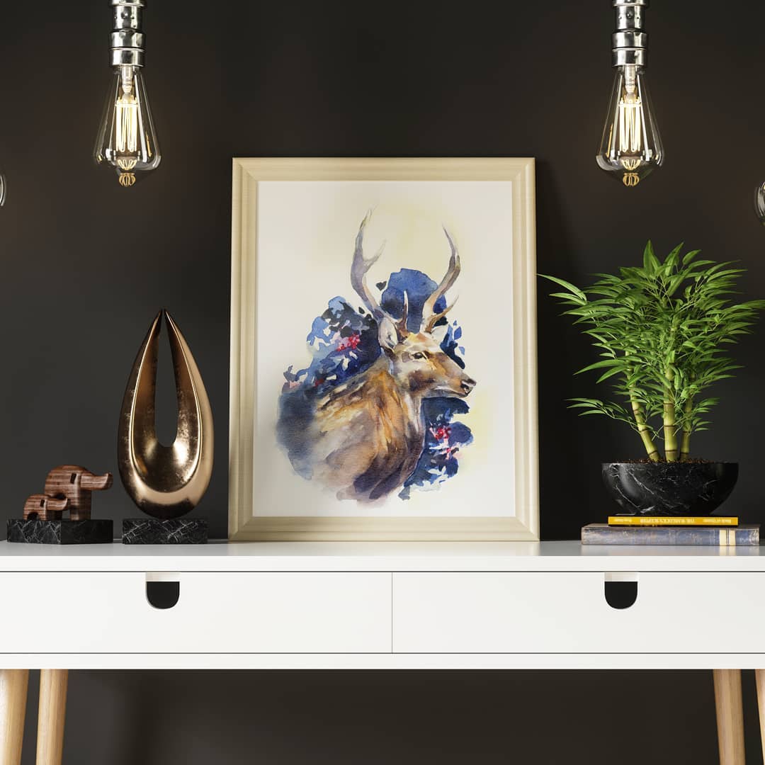 Airy Watercolor by Yulia Evsyukova