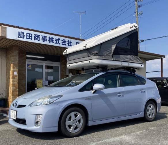 プリウスにルーフテントを載せてみた、そして大阪へ出発！ https://www 