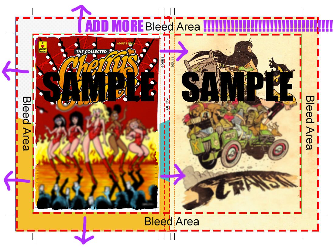 COMIC BOOK ARTISTS AND WRITERS | COVER ARTIST TIPS: Add MORE Bleed Area ...