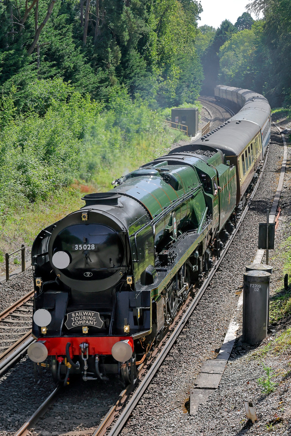 SR Merchant Navy Class 35028 Clan Line locomotive history