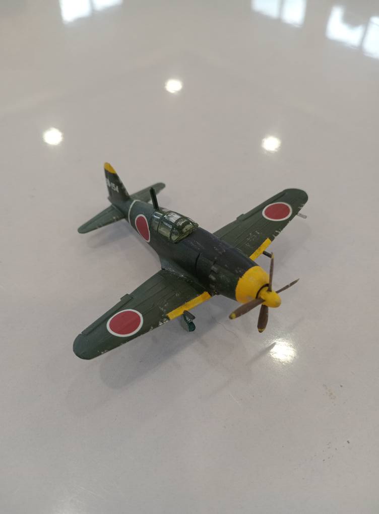 OPO 10 - Avion de Combat Miniature 1/72 Compatible avec Mitsubishi J2M3