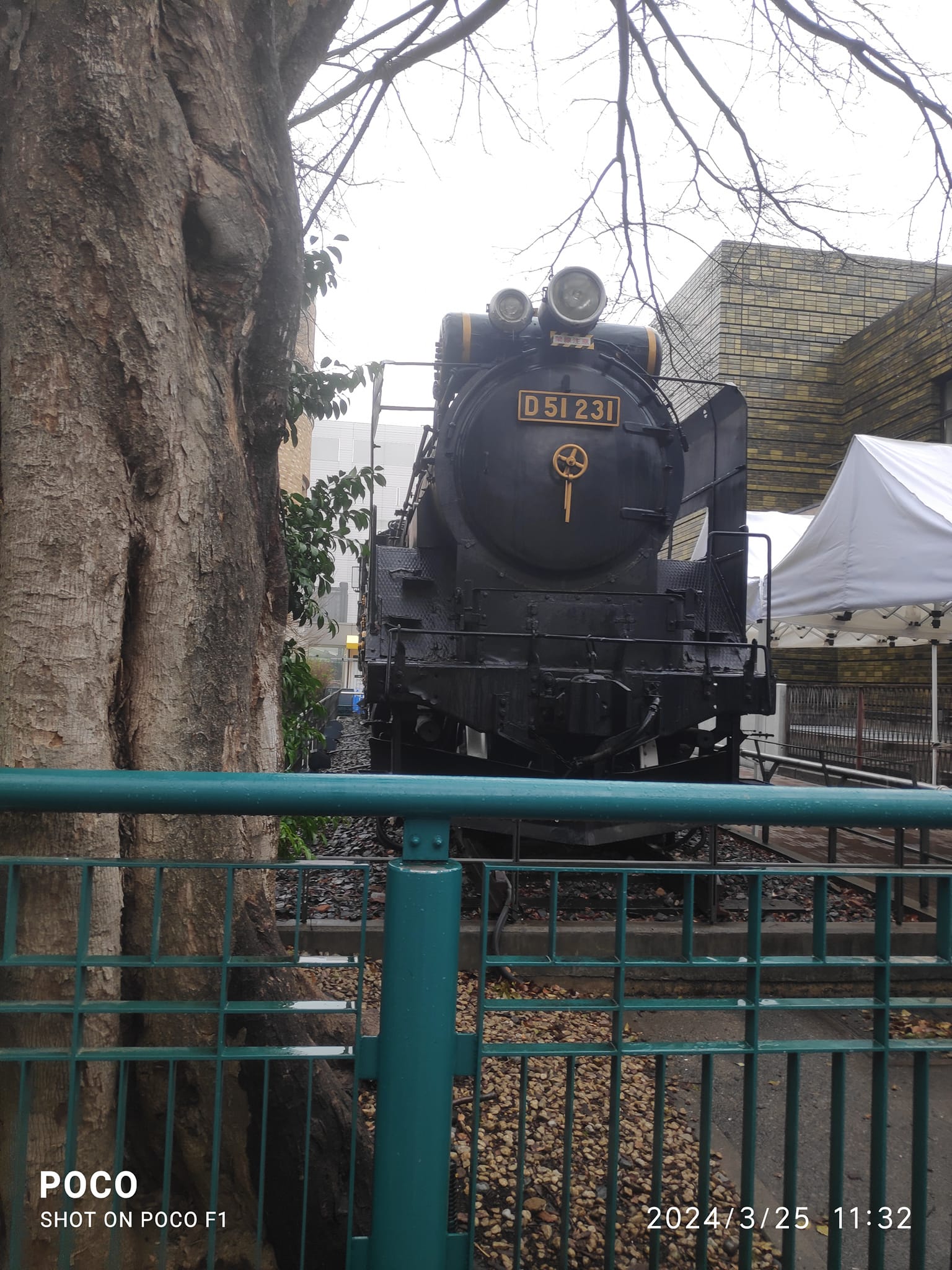 A beautiful steam engine of yesteryears in Japan .Presently in a