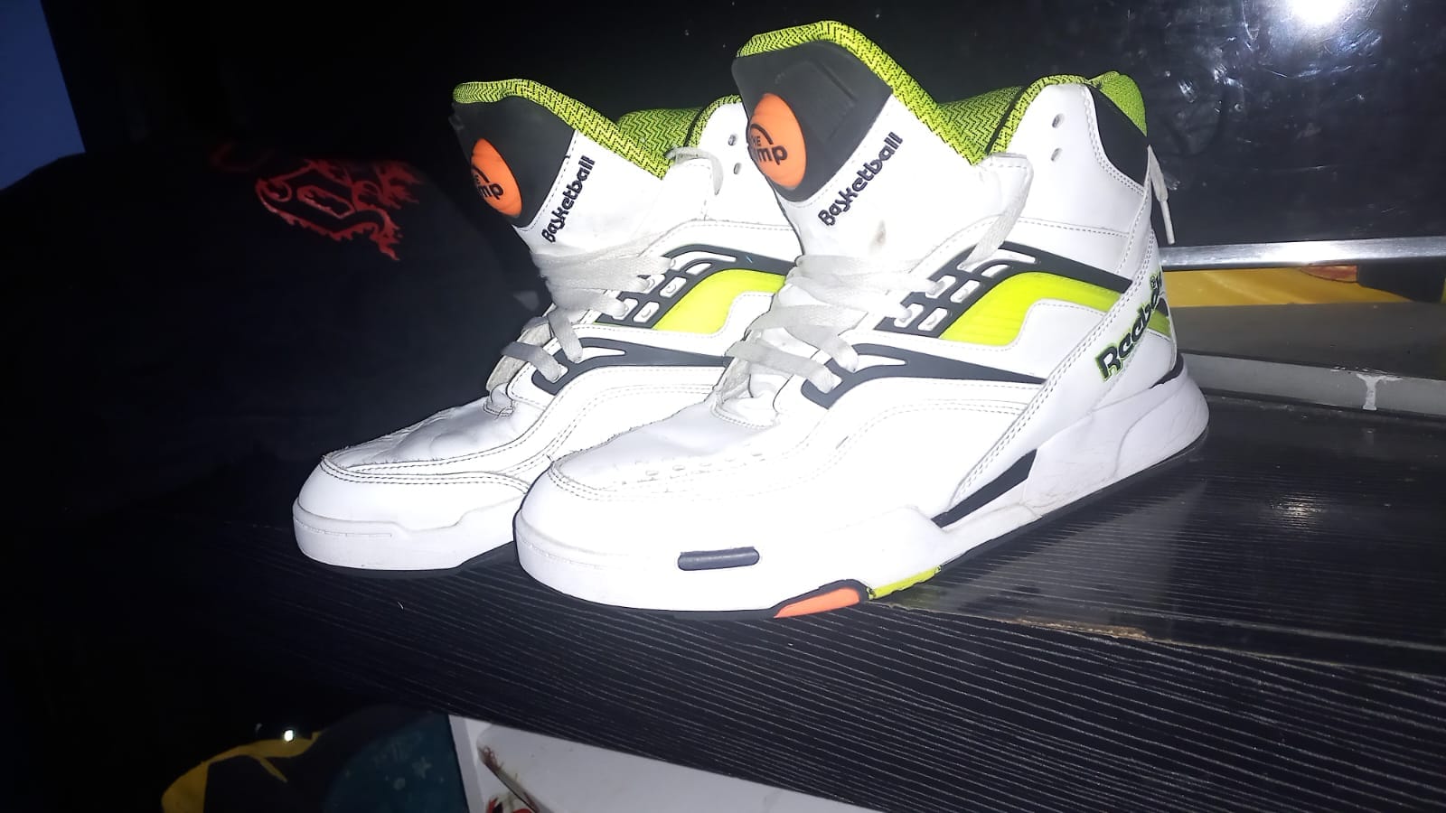 Shawn Kemp Reebok Kamikaze II Portland 28mx de Uso, Extra Laces 
