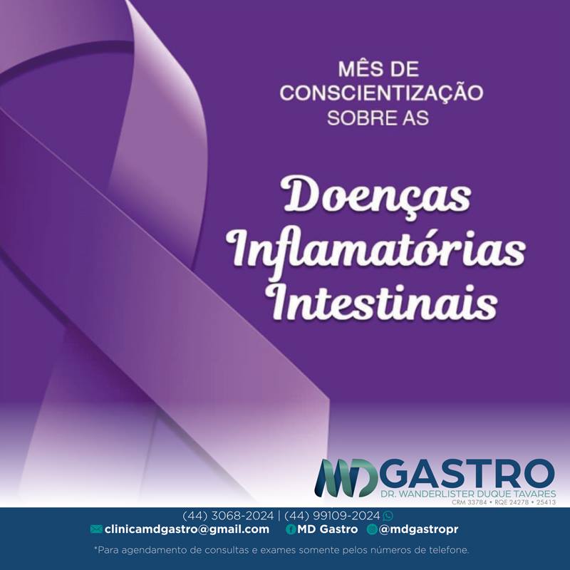 MD Gastro - ️ A campanha Maio Roxo tem objetivo de conscientizar sobre ...
