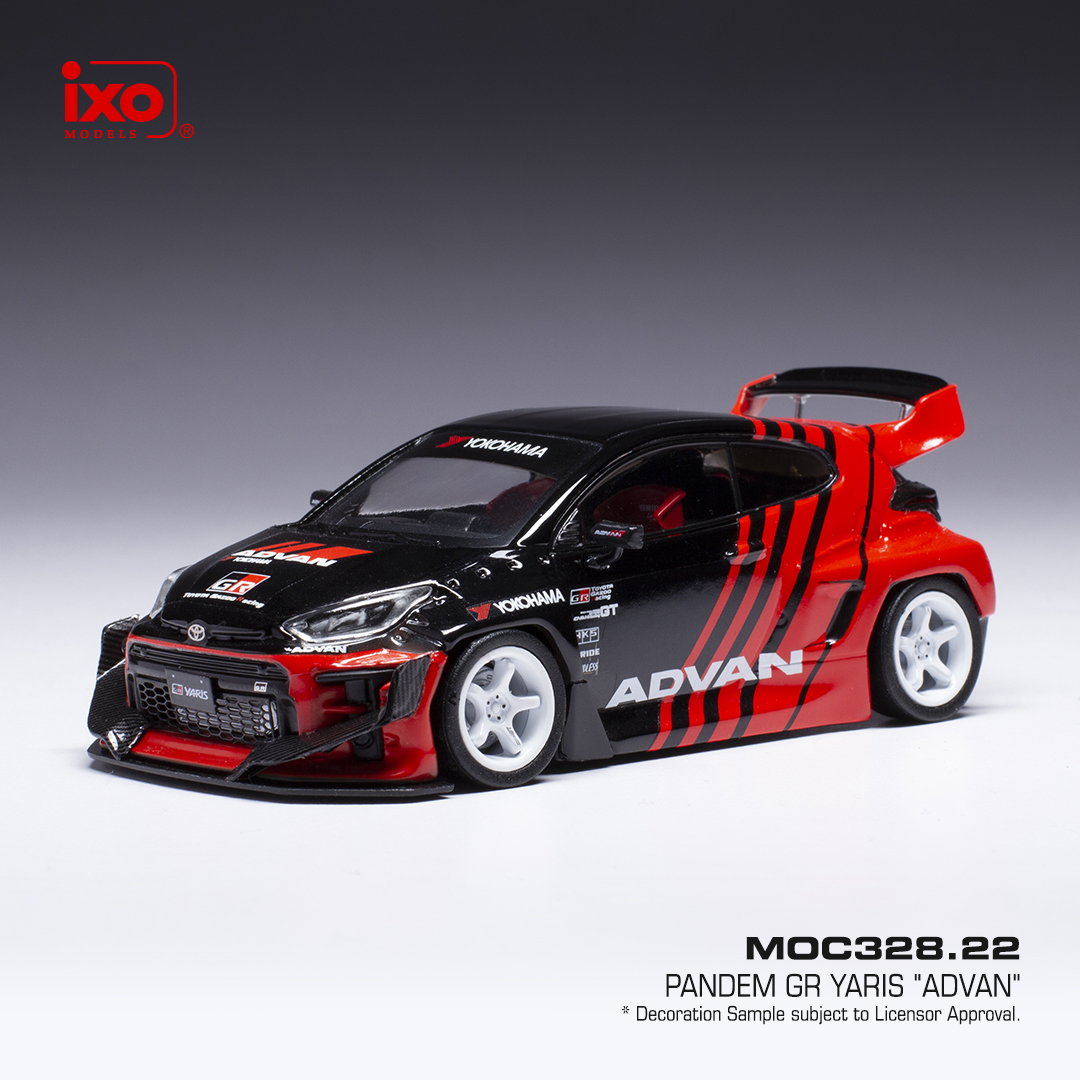 Pandem Rocket Bunny Toyota Yaris GR in Advan livery