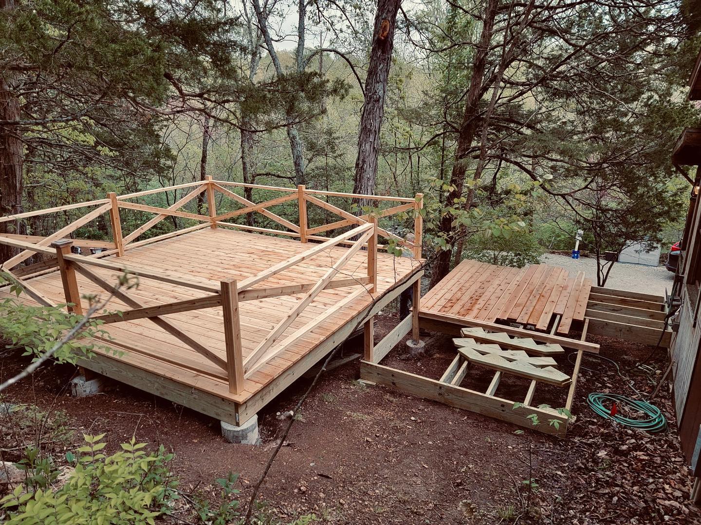 The Cowboy Cabin is getting a... - Hillside Cabins on Deer Mountain ...