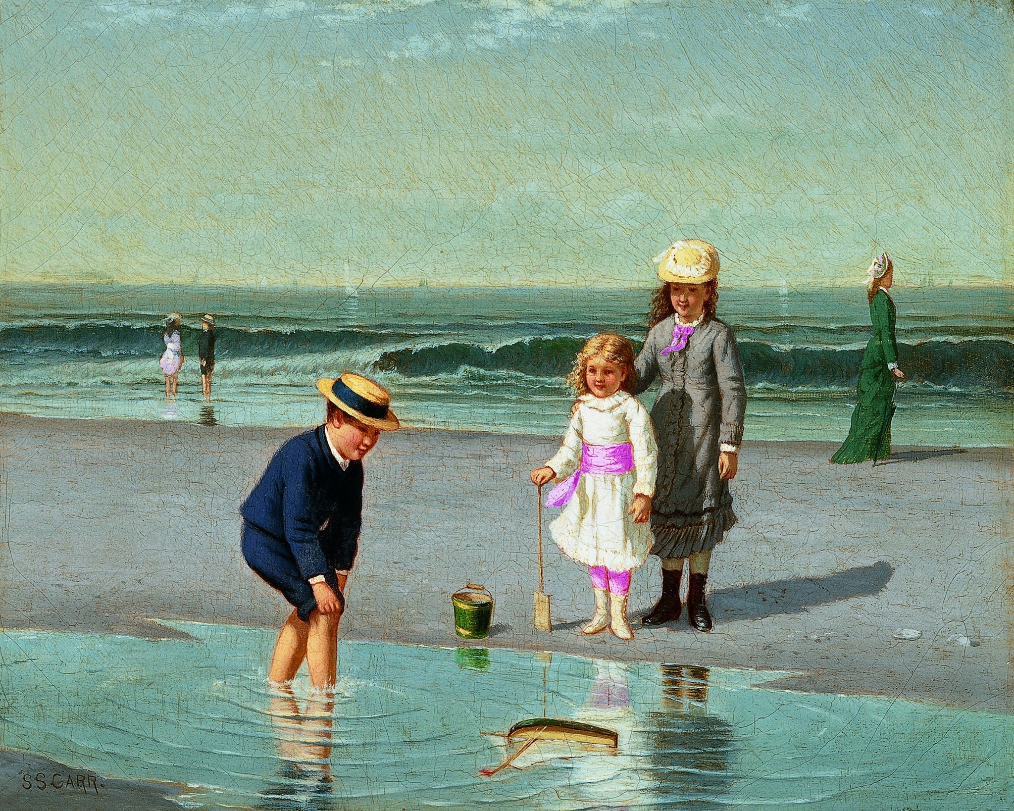 These six photographs from ICP's Collections depict the beach and