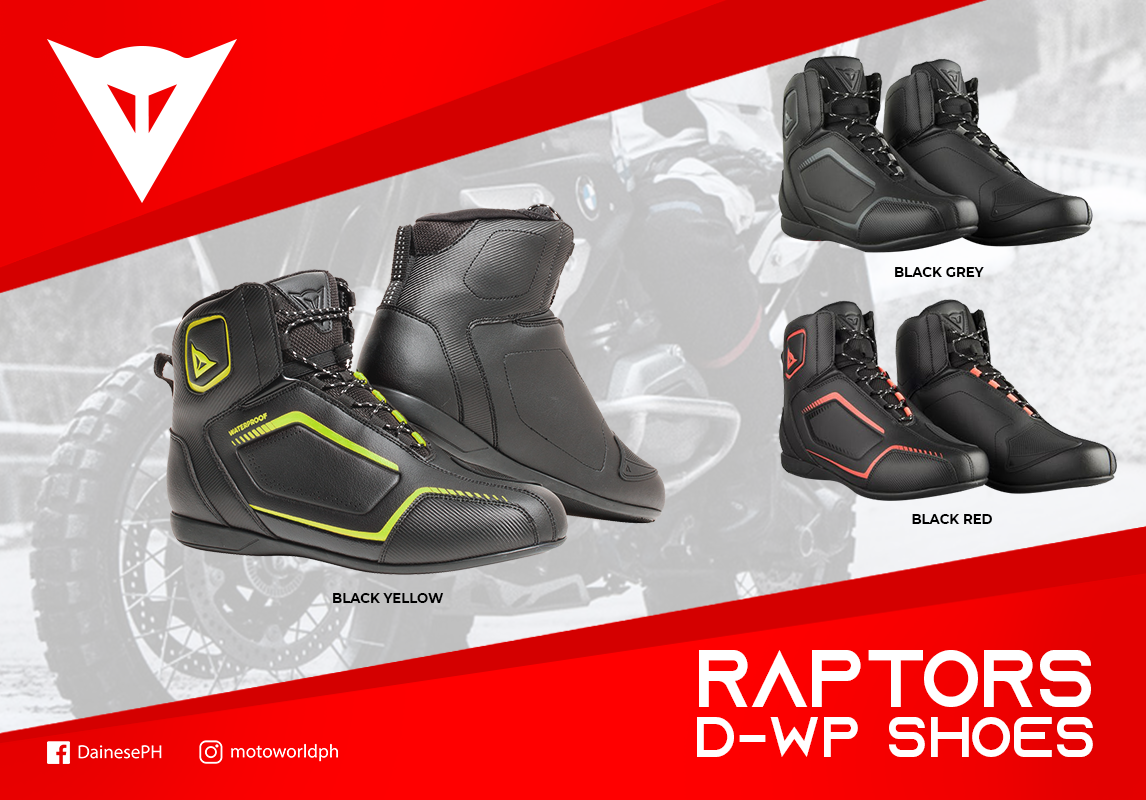 Dainese Raptors D-WP Shoes The foot comfort and total control