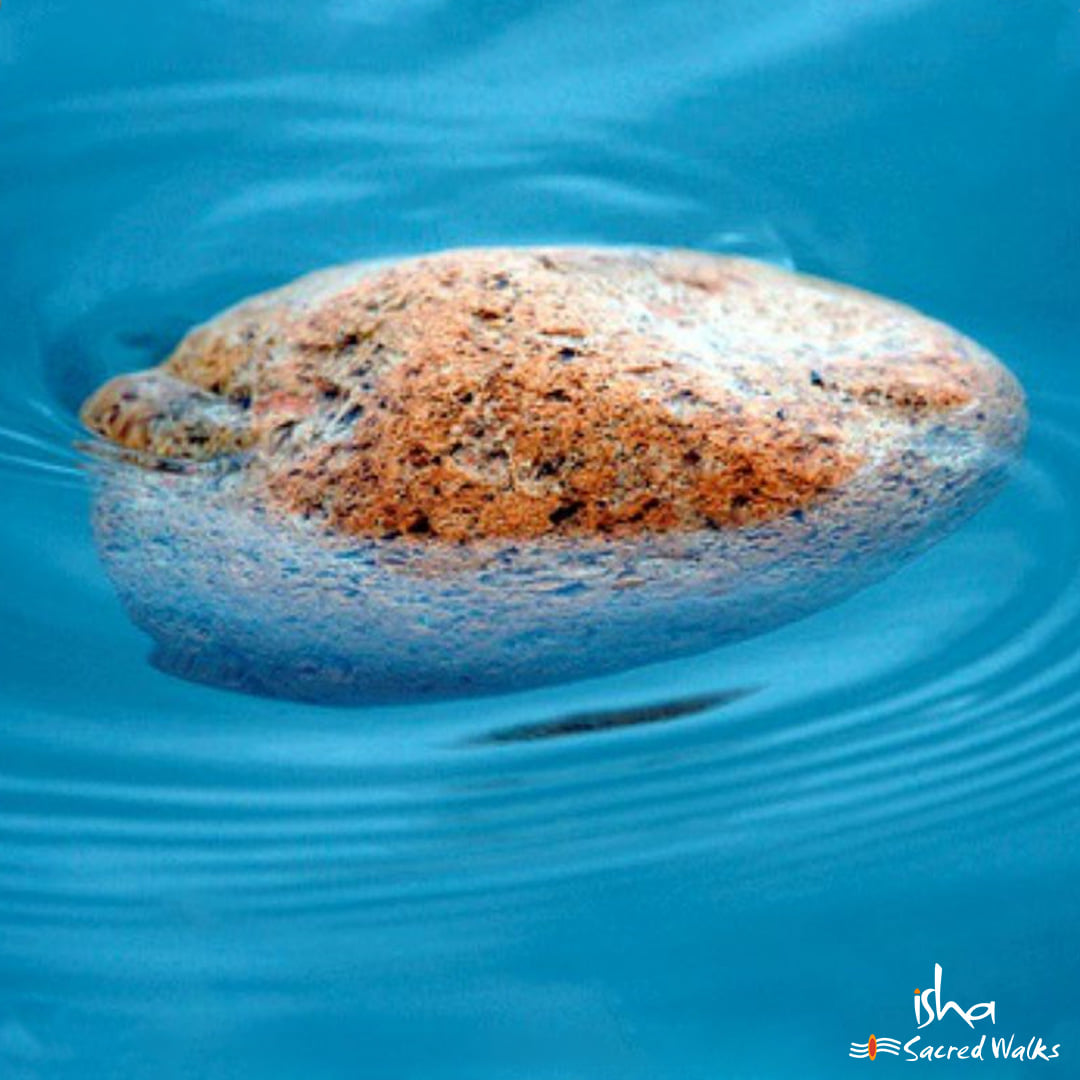 The Ram Setu Floating Stone Bridge... - Isha Sacred Walks | Facebook