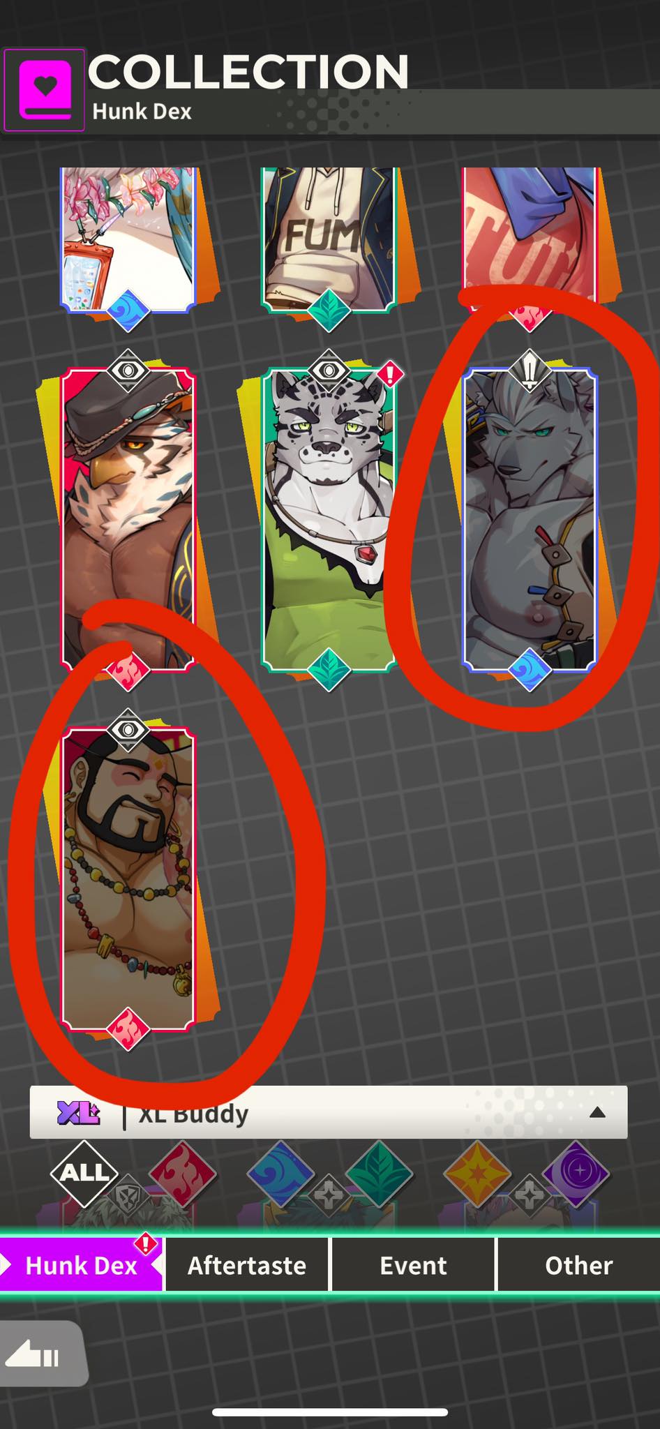 Hunk and HunkDex added to XXL Woofia wishlist