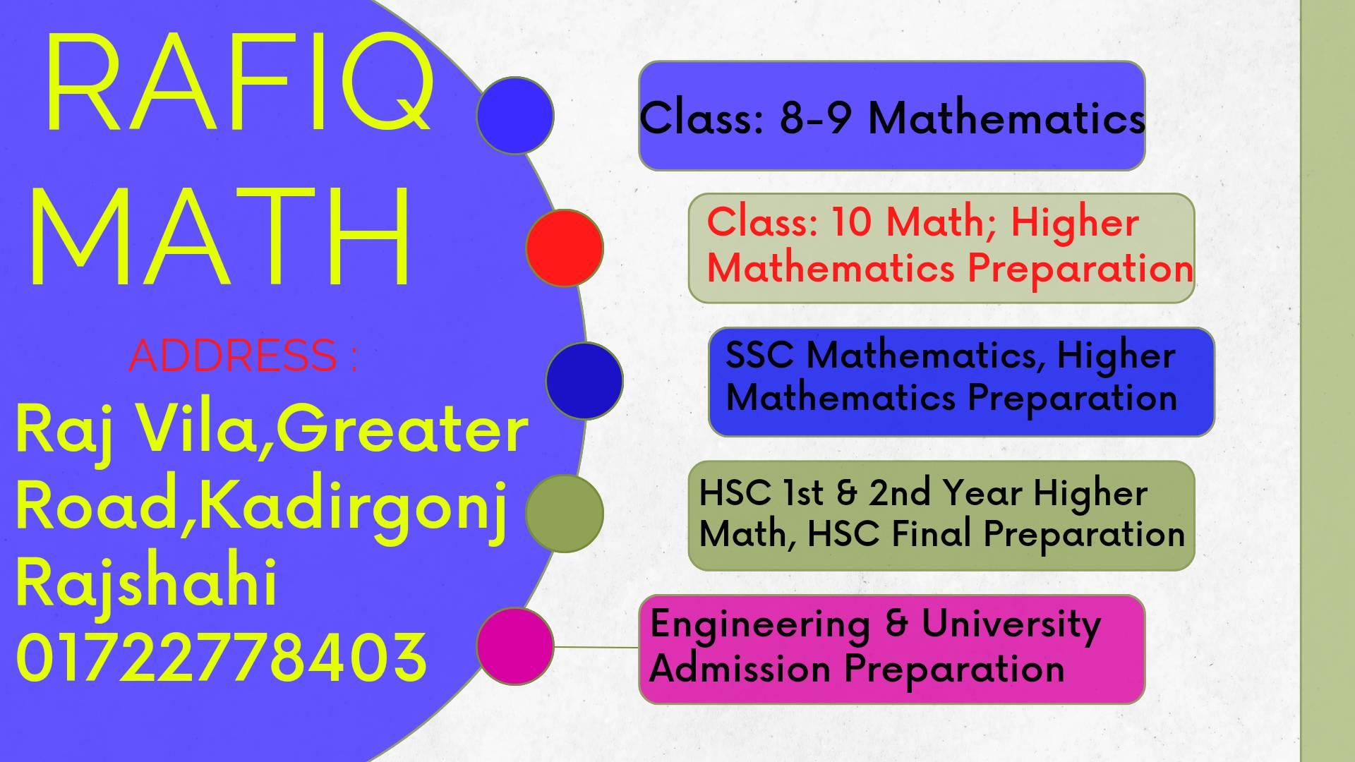RAFIQ MATH CARE