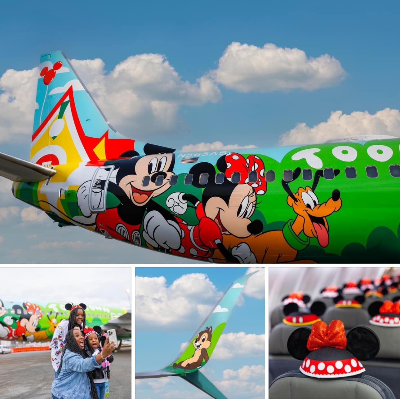 Alaska Airlines has unveiled “Mickey's Toontown Express