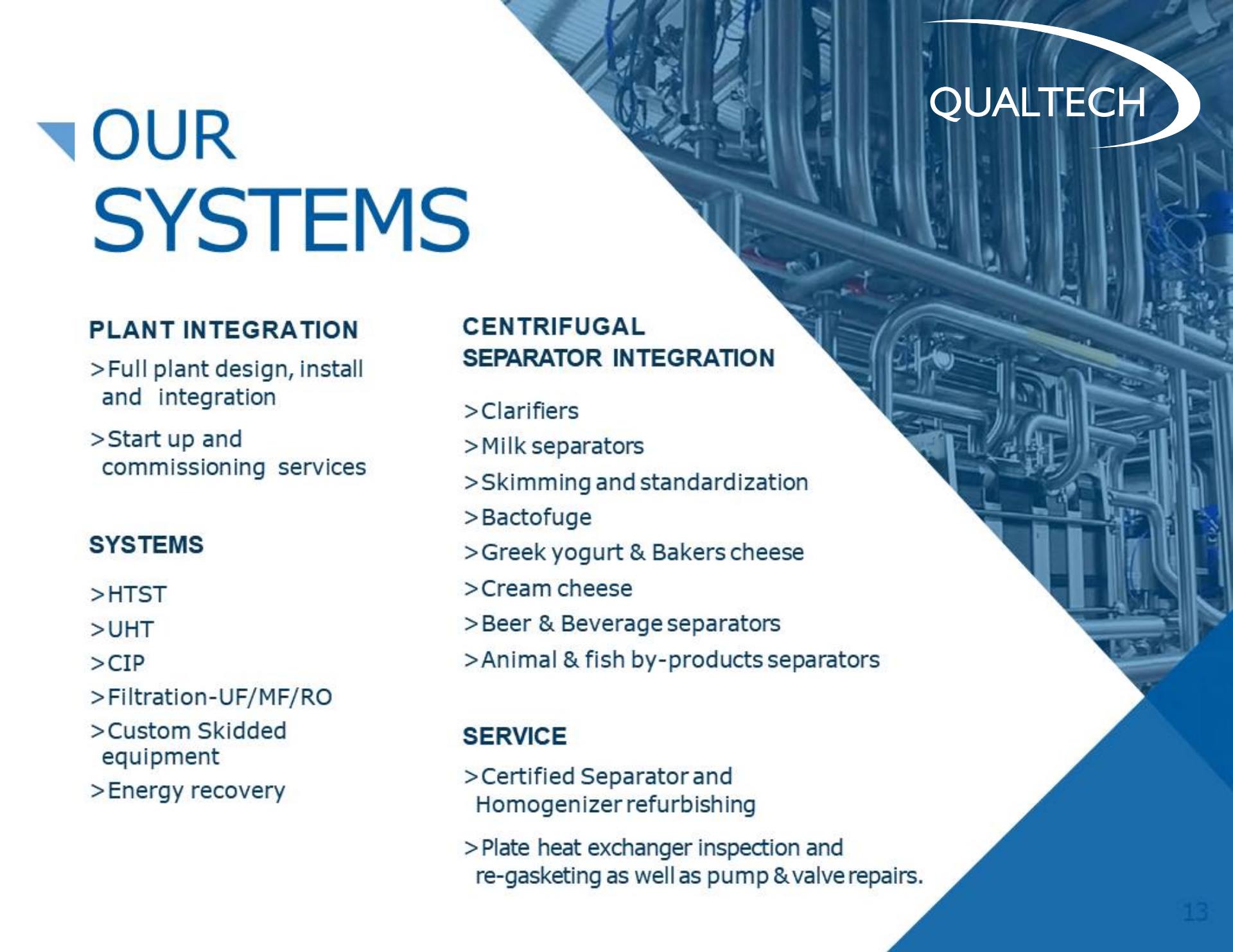 Qualtech - Our team of engineers and technicians can...