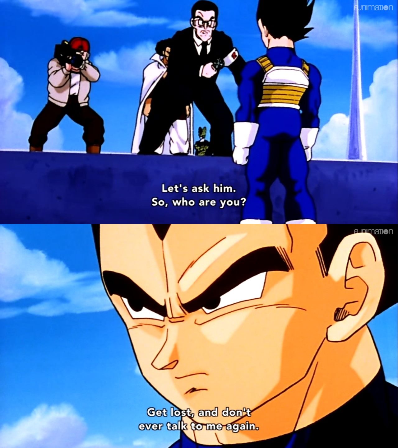 Dragon Ball Z Not Everyone Is Allowed To Talk To The Prince Facebook