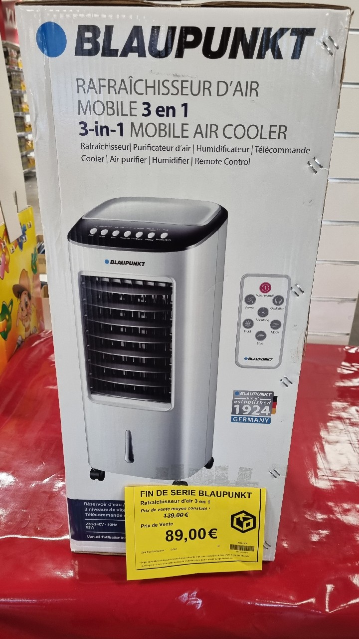 Blaupunkt Rafraichisseur D air Mobile 3 En 1