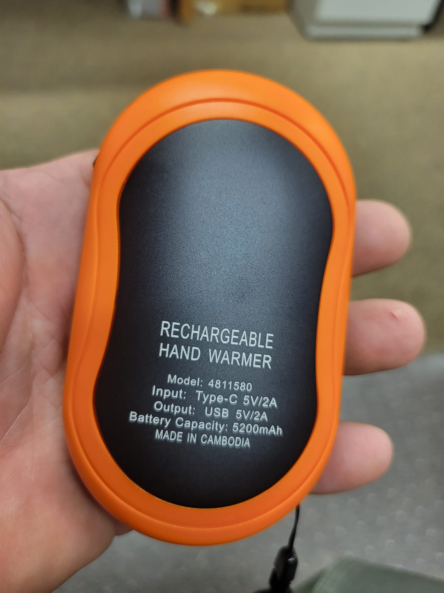 Riscaldatore Portatile USB WOFO, Bastoncino Termico A 46°C Per Mani, Auto E Ufficio