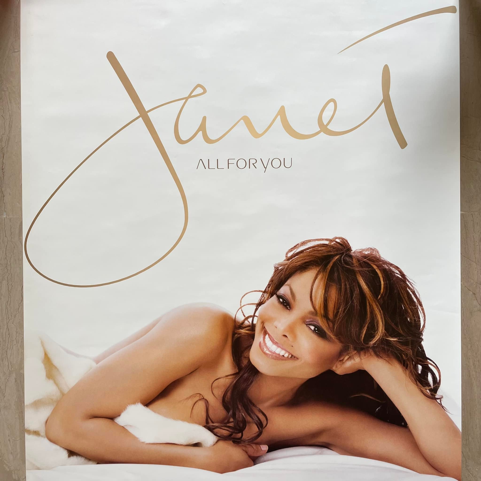 Janet - In-store poster to promote Janet Jackson