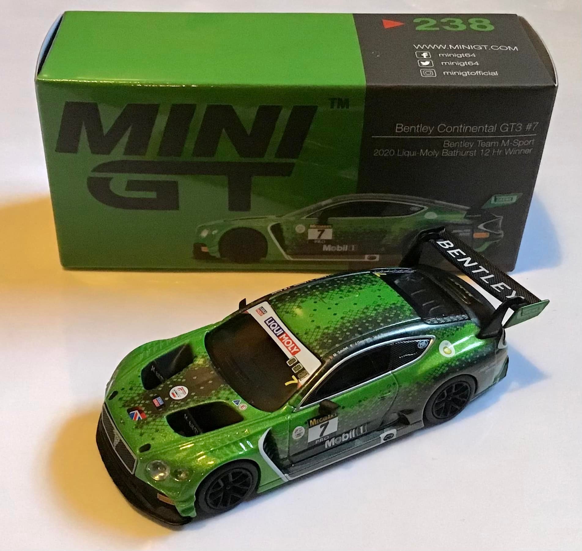 Mini GT Continental GT3 Racer model review