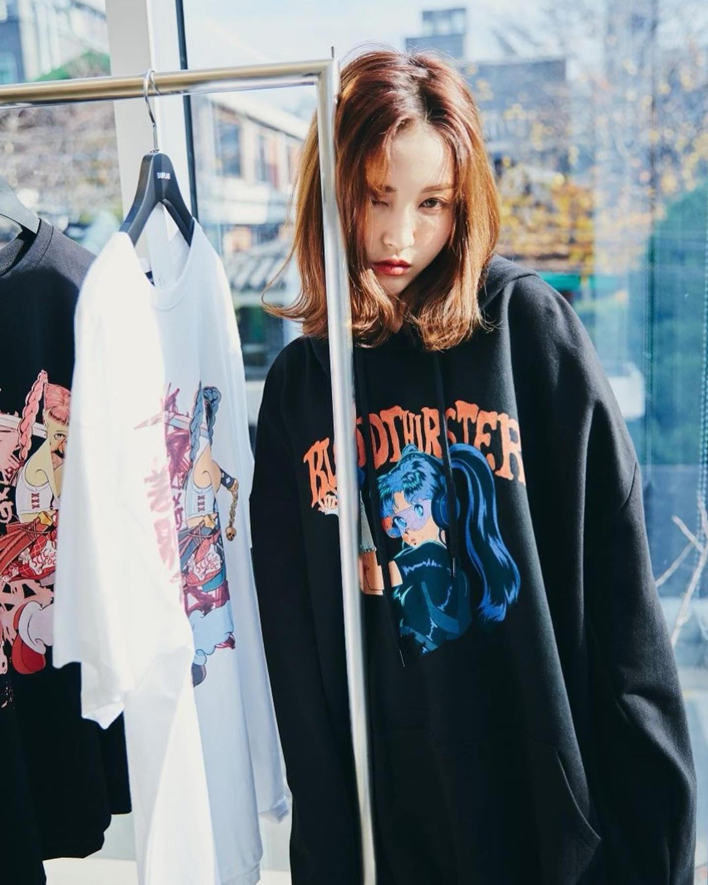 Mariko @my.malee95 with SUNDAY OFF CLUB // Bloodthirster Hoodie 