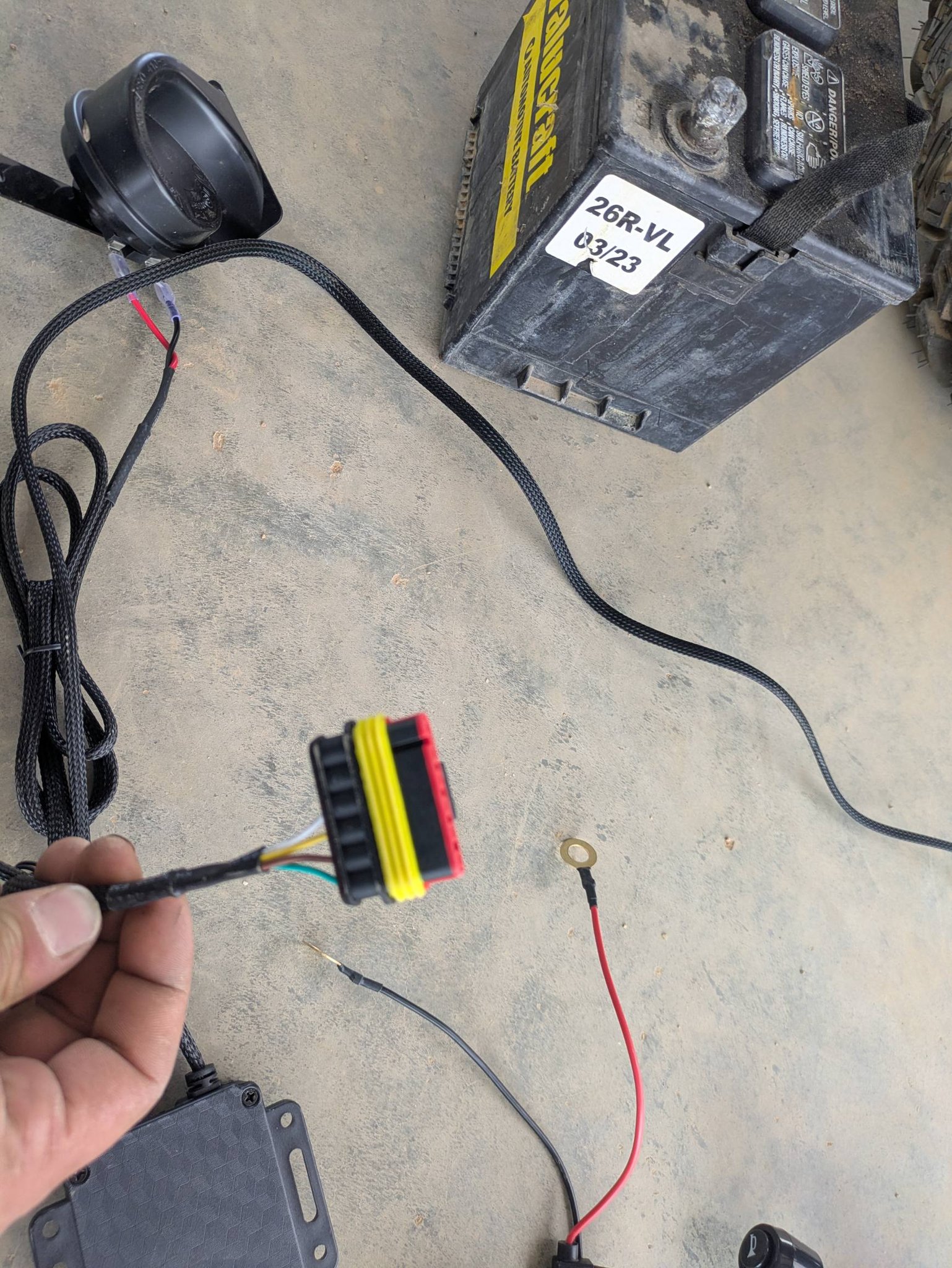 How to connect fang lights to turn signals on a Polaris RZR XP 1000?