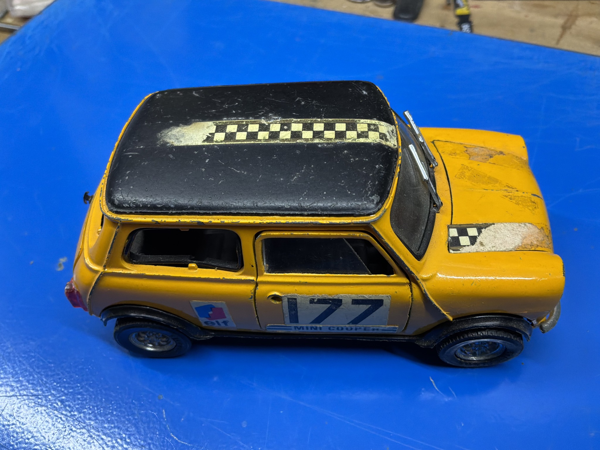 Mini Cooper Mato Grosso rally.Polistil.1/25