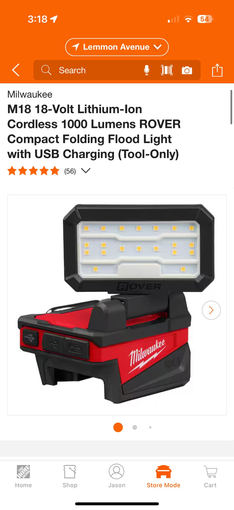 milwaukee 18 volt led flashlight 112W 11200LM Work Light for m18 18v Battery high‐efficiency jobsite light designed to give you clear visibility wherever you’re working Search Light 18 Volt Milwaukee