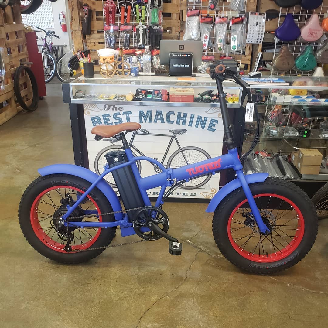 IN STOCK NOW! TUOTEG foldable E-bike... - Rad Stop Ride Shop