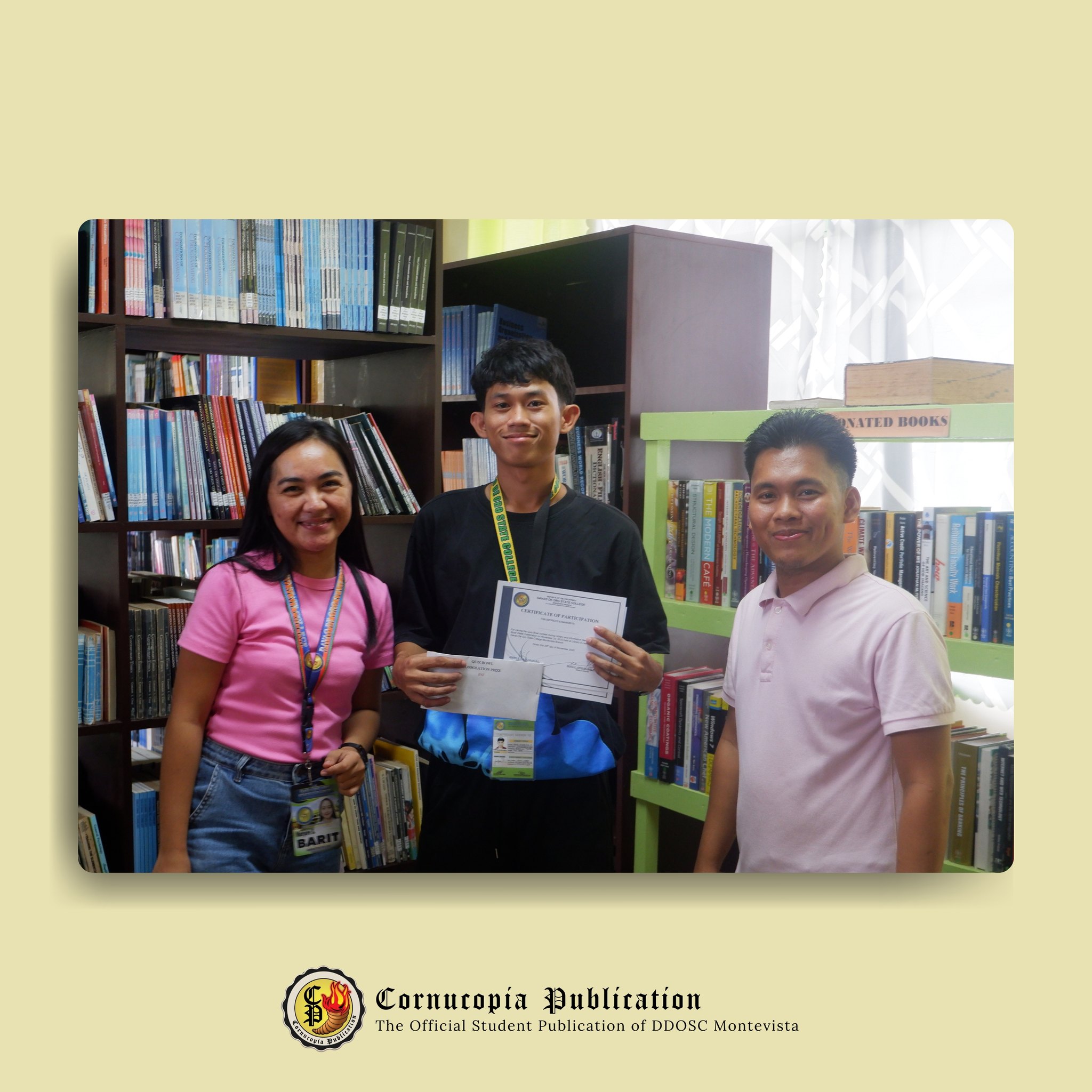 DDOSC Library and Learning Resource Center-Montevista Campus | Montevista