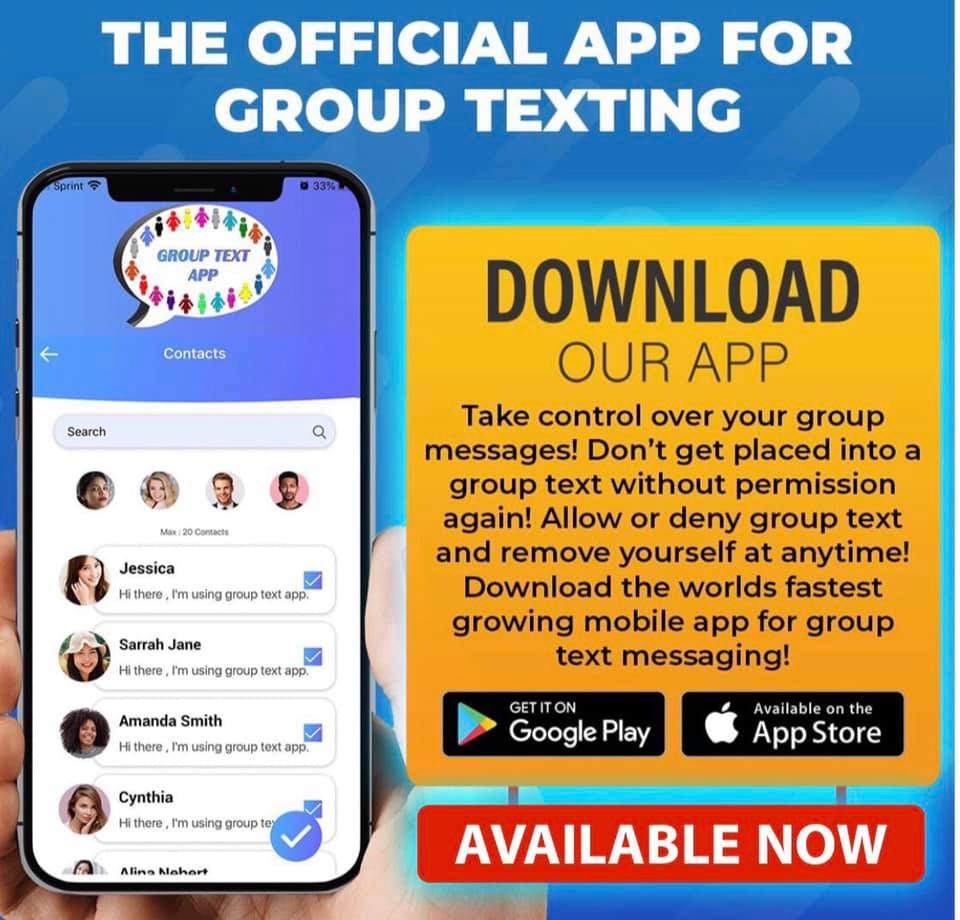 Group Text App - Home