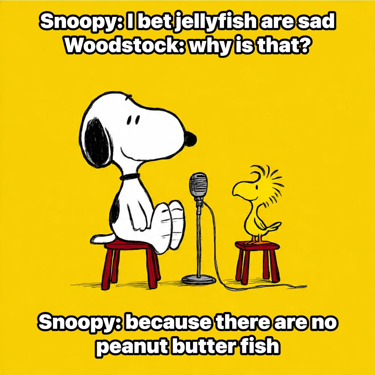 Sound about right! Woodstock would not eat much but Snoopy has a