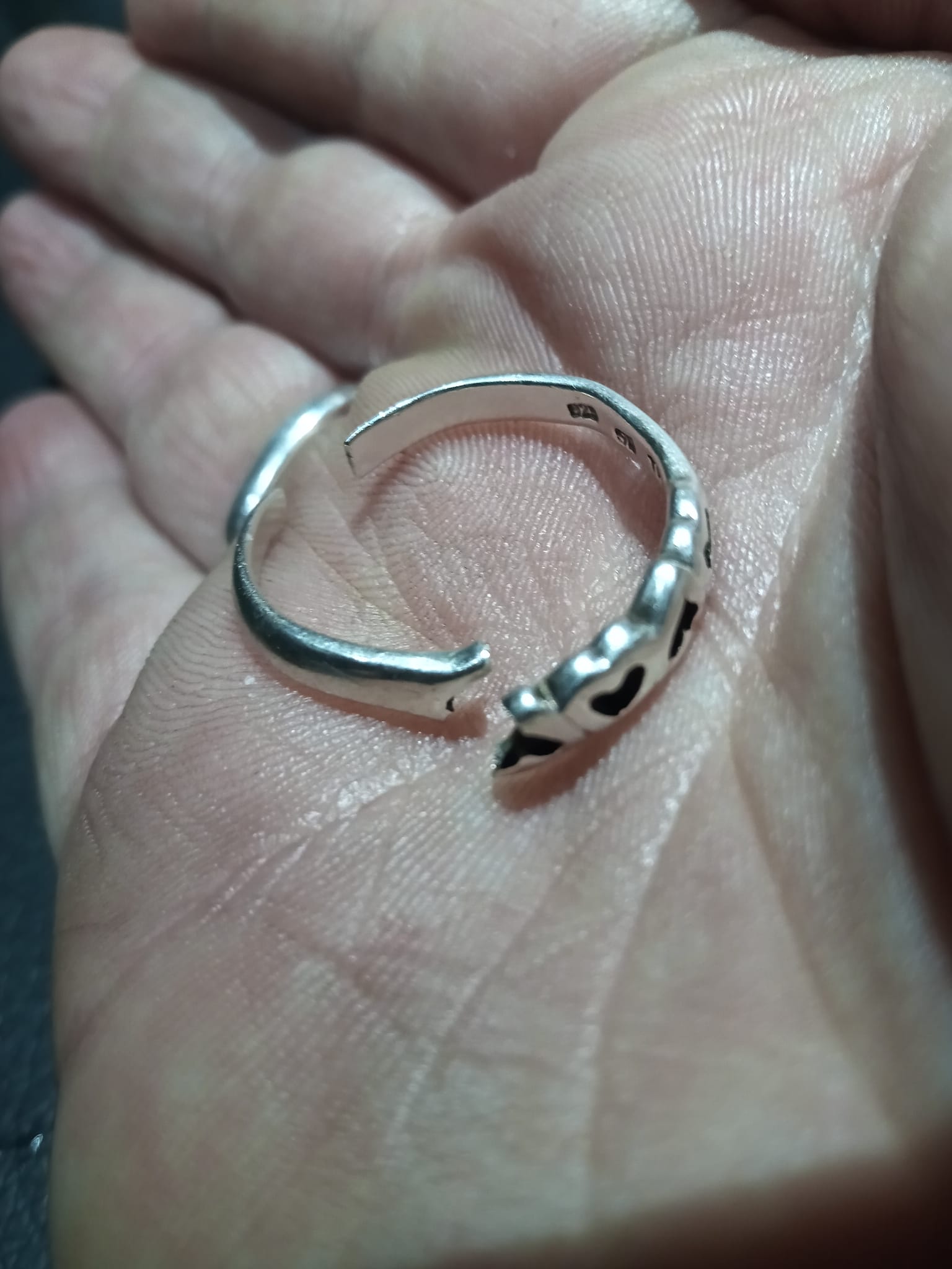 dude i'm so fuckin sad rn. my official grey59 stainless steel ring