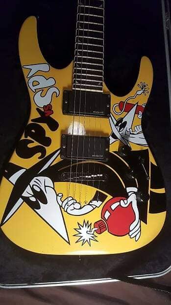 My '04 Dinky DKMGT MIJ. Tuned in B standard and ready to shred