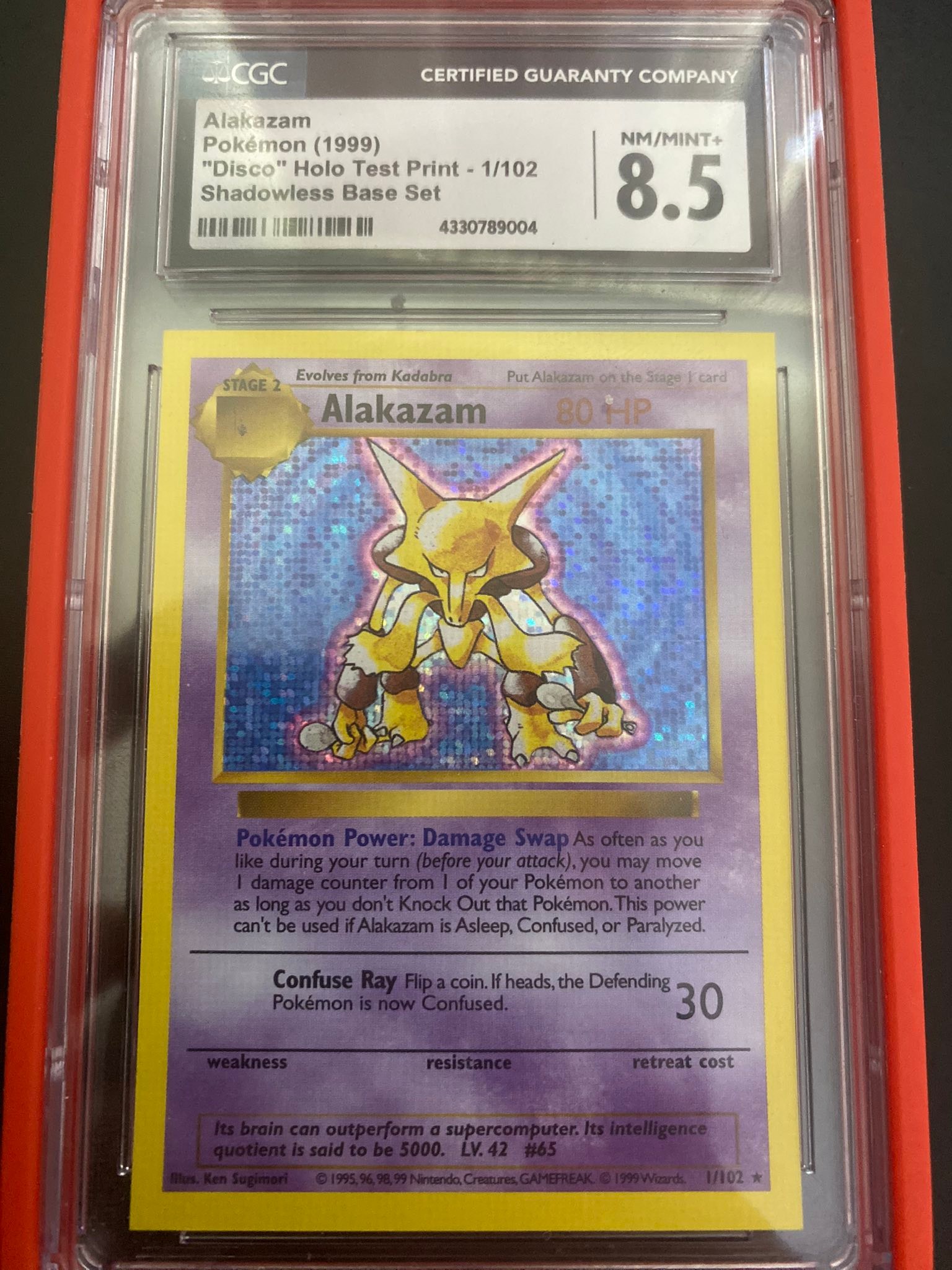 alakazam pokemon card 1995 If heads Pokemon - Base Set -